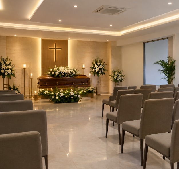 Sede central e instalaciones de Funeraria Áurea